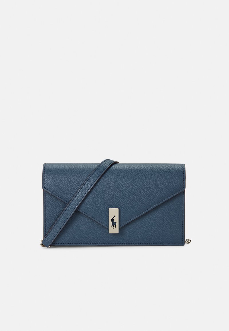 Polo Ralph Lauren POLO ID LEATHER CHAIN WALLET AND BAG - Torba čez telo - lake blue