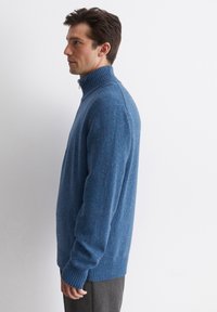 Marc O'Polo TROYER REGULAR - Strickpullover - navy gray