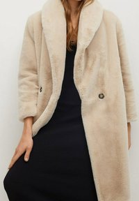 Mango Abrigo clásico - beige