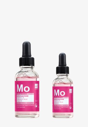 MOROCCAN ROSE FACIAL OIL WITH HYALURONIC ACID & VITAMIN C - Skincare Set - white