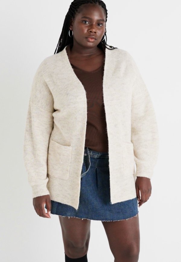 VMCDESMA OPEN CARDIGAN - Cardigan - birch melange2