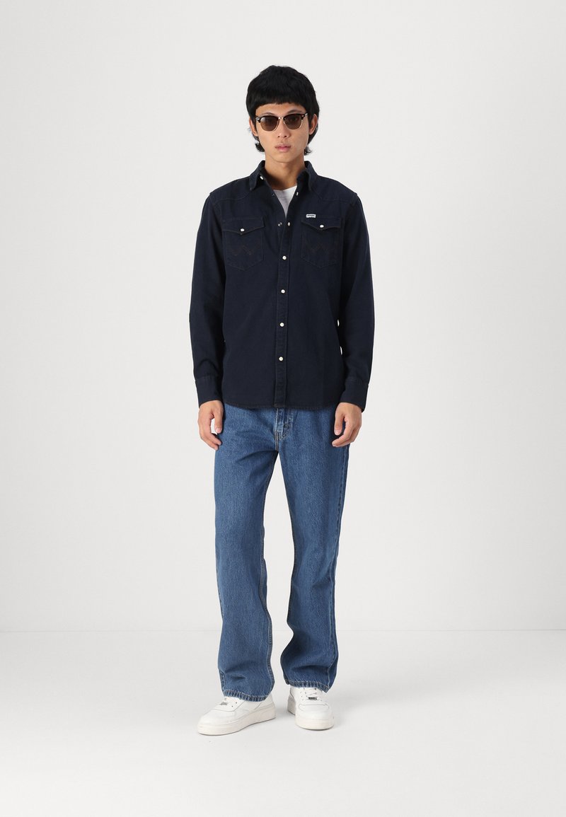 Chemise Homme AMERICAN RAG Style Western – Taille XXL, Boutons-pression, Délavée