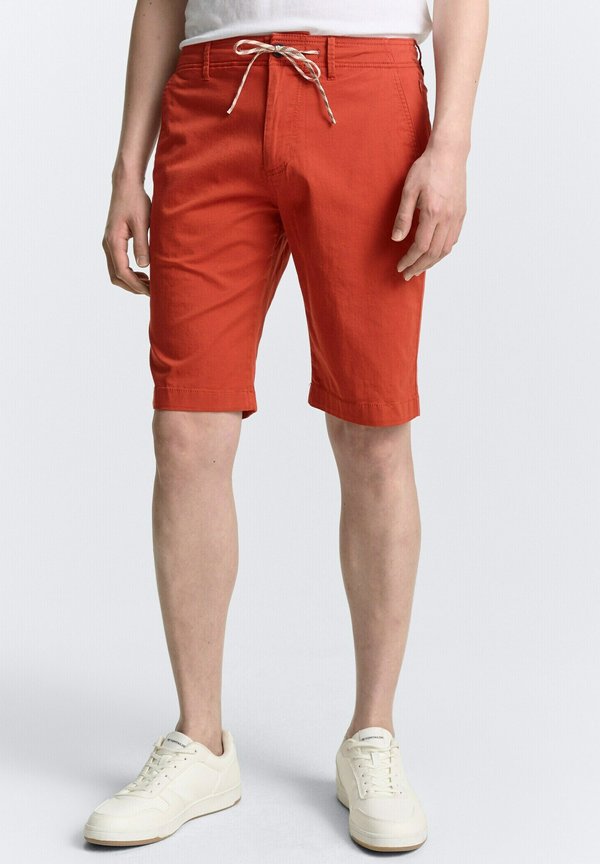 LIGHTWEIGHT MIT KORDELZUG - Shorts - rooibos orange