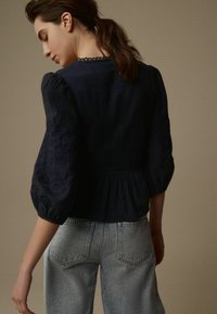 Laura Ashley EMBROIDERED - Camicetta - navy