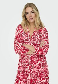 ONLY ONLMILANA - Abito a camicia - high risk red