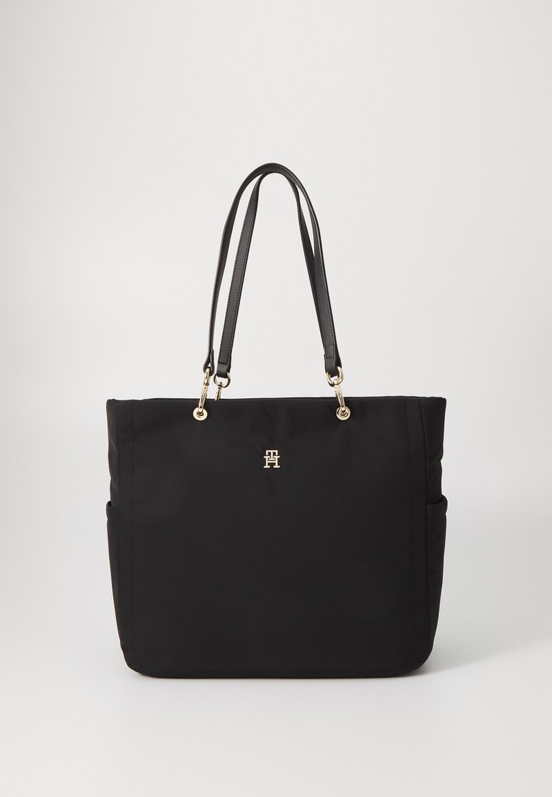 Tommy Hilfiger SPRING TOTE - Handbag - black