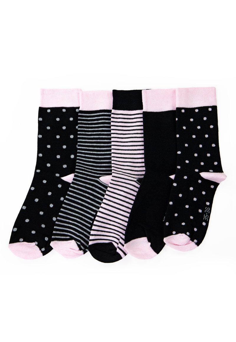 Damen Strumpfhosen | OCCULTO 10 PAAR MILKA Socken black-pink/pink meliert - CX81149 Damen Strumpfhosen | OCCULTO 10 PAAR MILKA Socken black-pink/pink meliert - CX81149