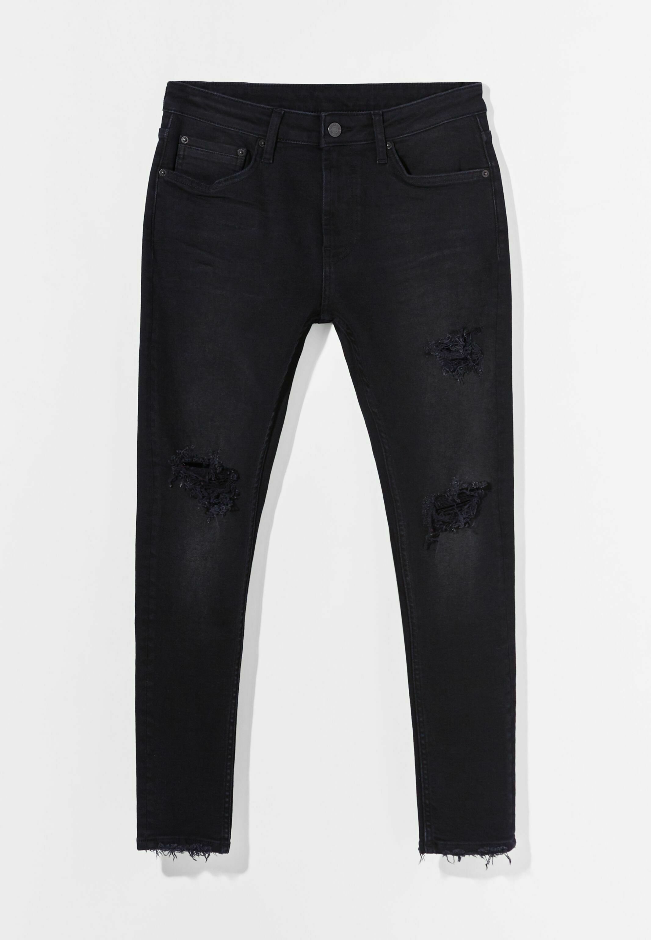 Bershka Jeans Skinny Fit - black/nero - Zalando.it