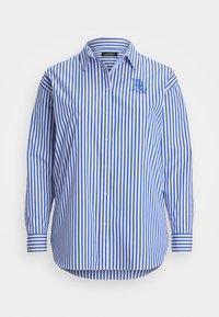 KOTTA LONG SLEEVE BUTTON FRONT - Hemdbluse - blue/white