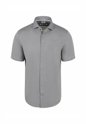R2 Amsterdam R2 SHORT SLEEVE SHIRT TECHNICAL KNITTED DOBBY - Overhemd - groen