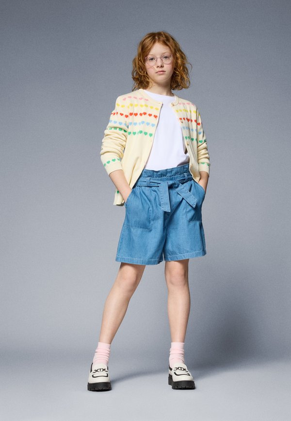 KIDS MALLETTE - Denim shorts - denim clair3