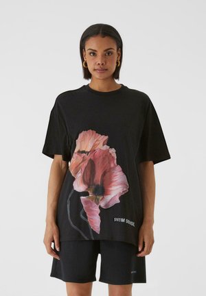 FLOWER - Print T-shirt - black