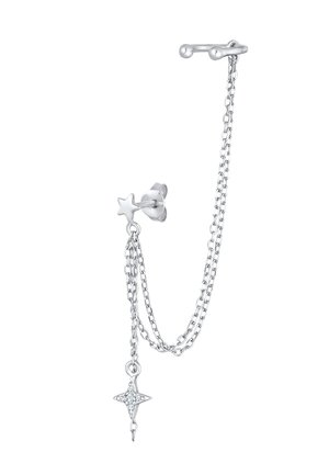 SPARKLING STAR ASTRO - MIT KRISTALLEN VON SWAROVSKI® - Øreringe - silberfarben