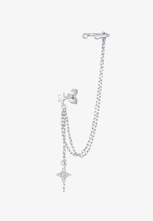 Elli SPARKLING STAR ASTRO - MIT KRISTALLEN VON SWAROVSKI® - Øreringe - silberfarben