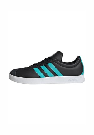 adidas Performance ADIDAS PERFORMANCE VL COURT MER SHOES UNISEX - Zapatillas de entrenamiento - core black/semi mint rush/cloud white