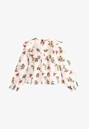 FRILL - Blusa - orange floral