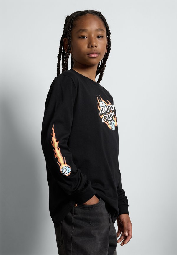 YOUTH FLAMING DICE DOT UNISEX - Long sleeved top