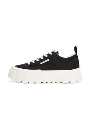 FLATFORM SNEAKER - Trainers - black
