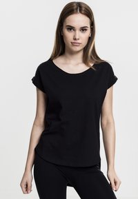 Urban Classics - SLUB TEE - Basic T-shirt - black Thumbnail Image 1