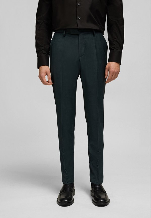 SUPER ELASTISCHE BUSINESS IN SHAPE FIT - Anzughose - dunkelgrün