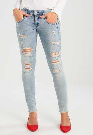 Slim fit -farkut - destroyed denim