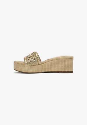 Sam Edelman, PAULEENA WVE SLIDE - Ciabattine con tacco - amber gold