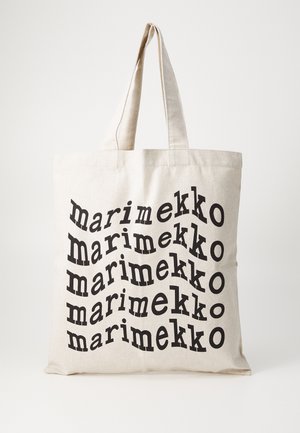 VANKKA LOGO PLACEMENT UNISEX - Shopping Bag - black/off white
