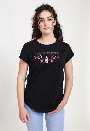 Henry Tiger MULAN FLOWER ADVERSITY - T-shirt z nadrukiem