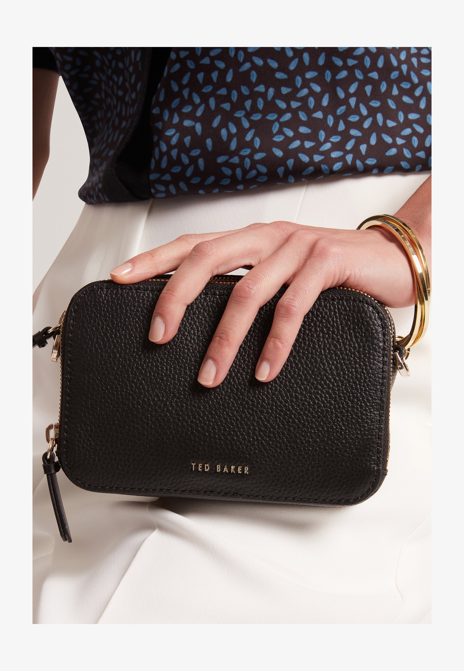 Ted Baker Stunna-Mini Webbing Crossbody Bag, Borsa A Tracolla Donna Mini, Design Elegante E Pratico
