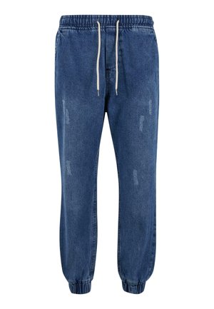 Urban Classics, Répafazonú farmer - mid deep blue washed