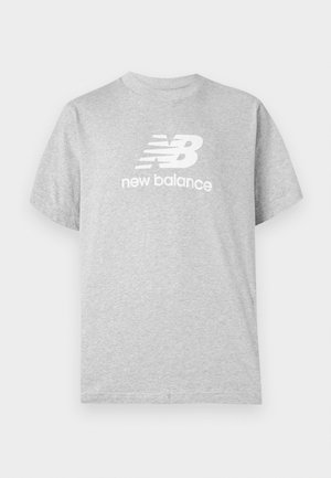 New Balance, ESSENTIALS LOGO UNISEX - Tričko s potlačou - athletic grey
