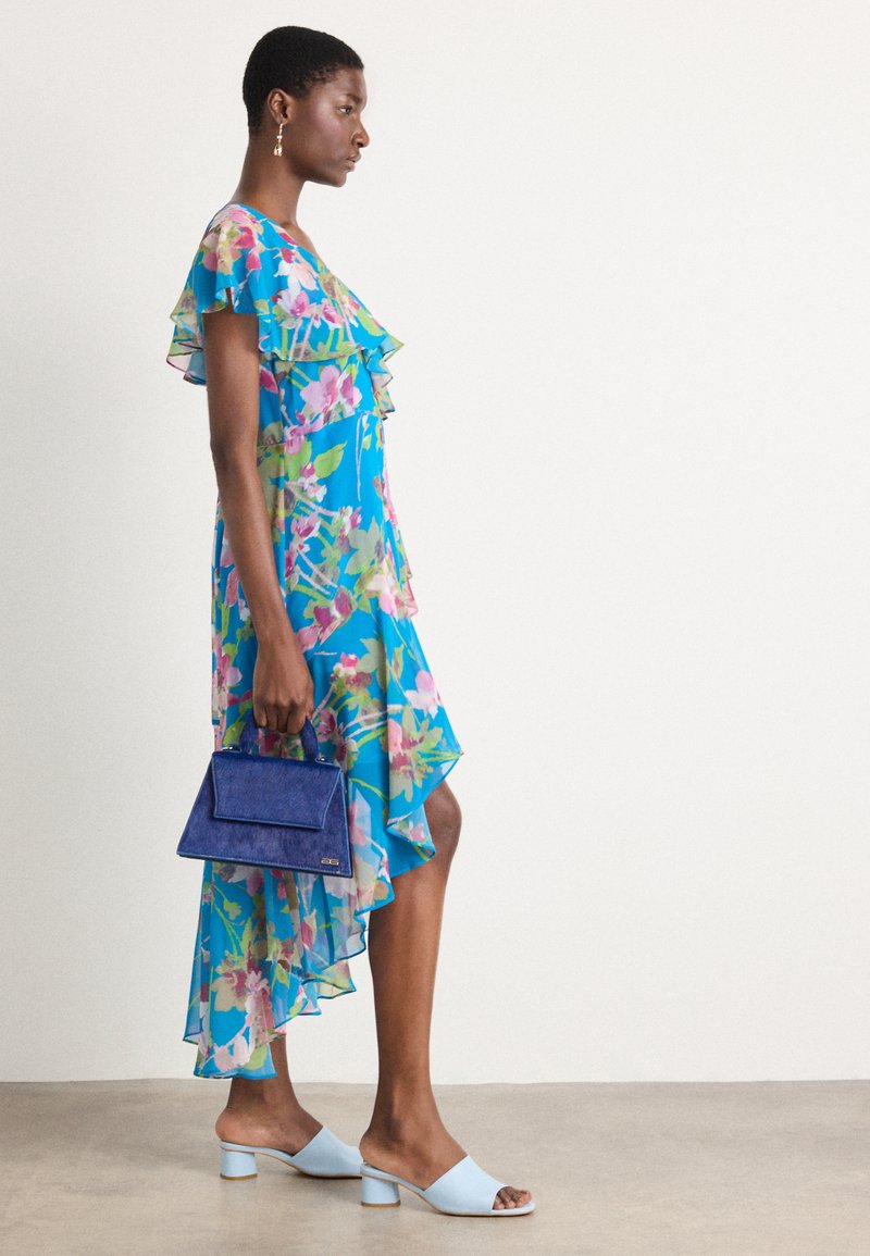 jacket for blue dress Floral Print Shirt Dress | Shirt Dress