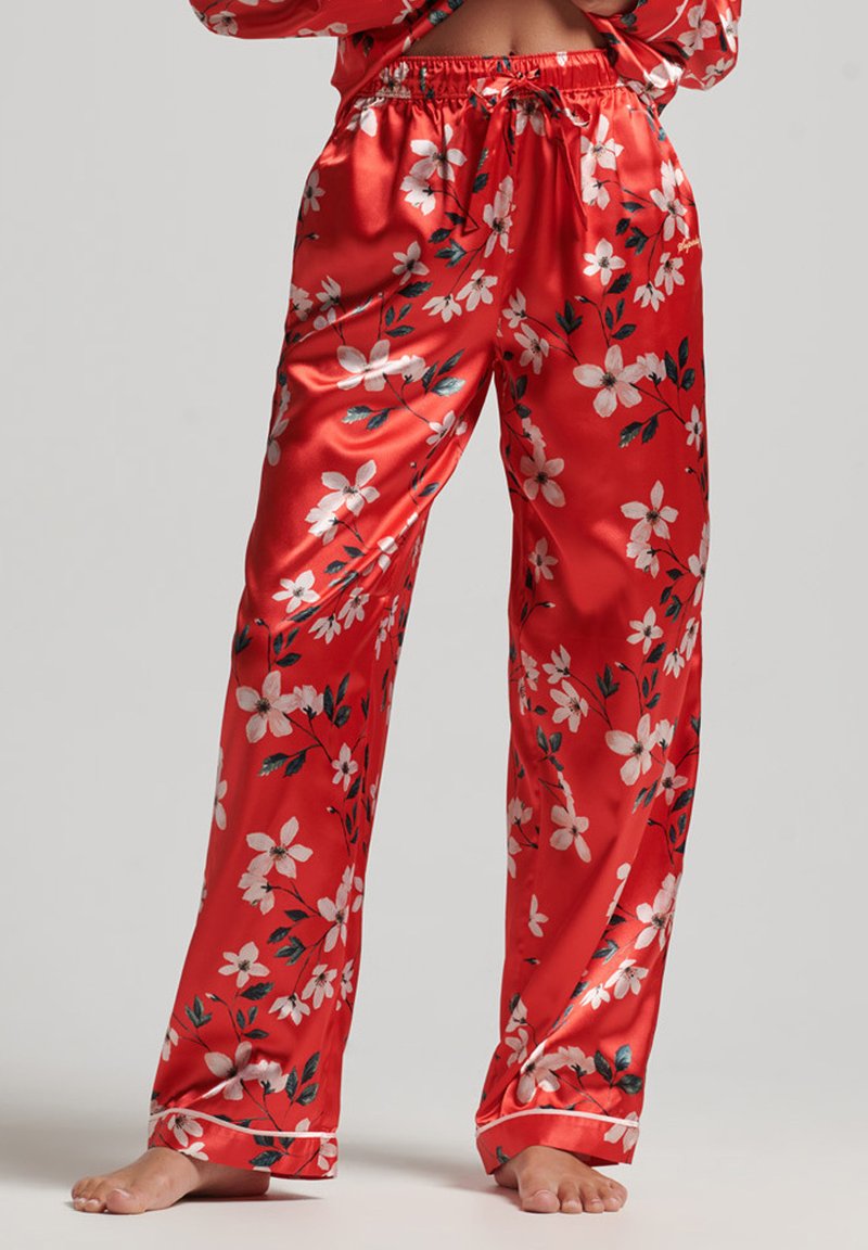 Superdry SLEEPWEAR Pyjama bottoms wild rose/red Zalando.co.uk
