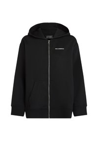 SNOW LEO LOGO ZIP - Sweat à capuche - black