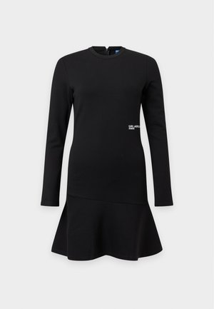 Karl Lagerfeld Jeans, MILANO DRESS - Трикотажна рокля - black