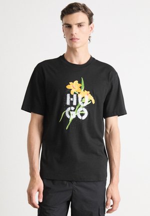 HUGO DILABLUMI - Μπλουζάκι με στάμπα - black