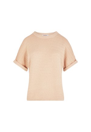 SHORT-SLEEVED - T-shirts basic - beige