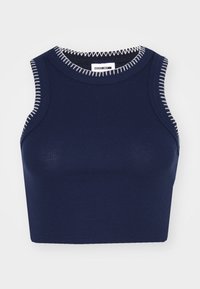 NMYELLE CROPPED - Top - navy