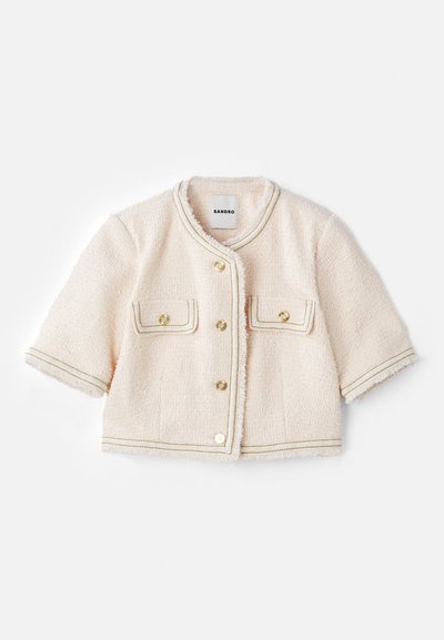 sandro VESTE - Blézer - ecru/rose