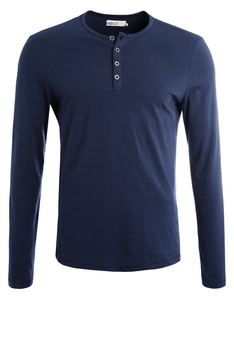 Pier One Pitkähihainen Paita - Navy/Tummansininen - Zalando.fi