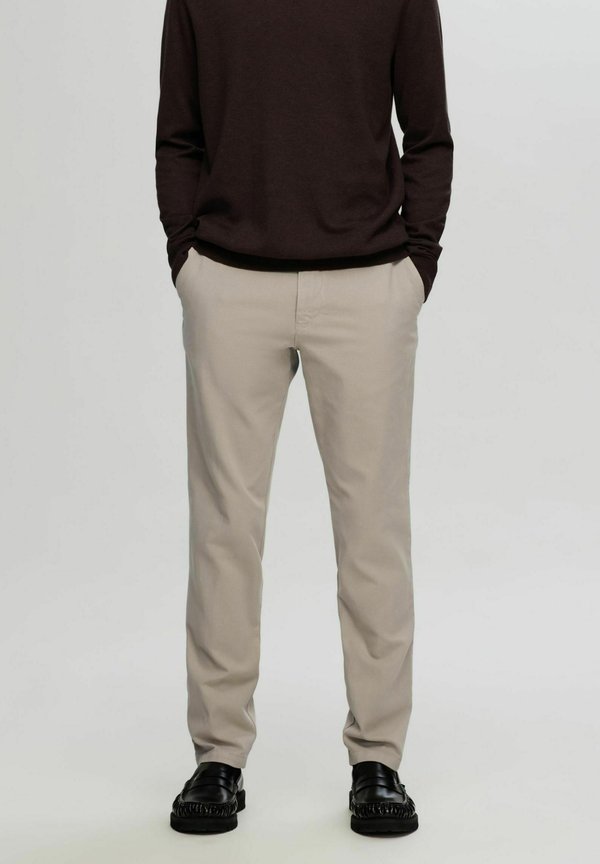 SLH MILES STRUCTURE DYED - Stoffhose - pure cashmere