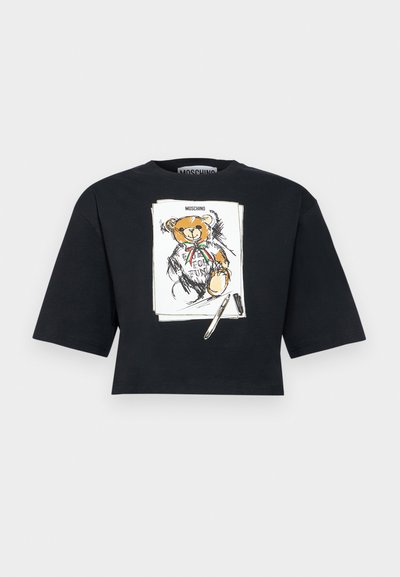 MOSCHINO Print T-shirt - fantasia nero