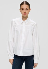 QS Hemdbluse - ecru