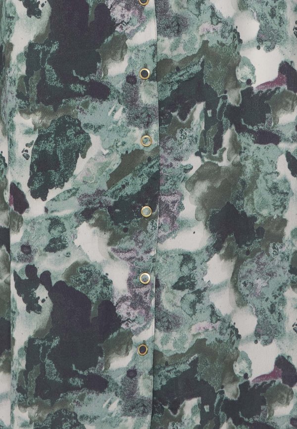 FRDANA - Shirt dress - dark forest aop b2