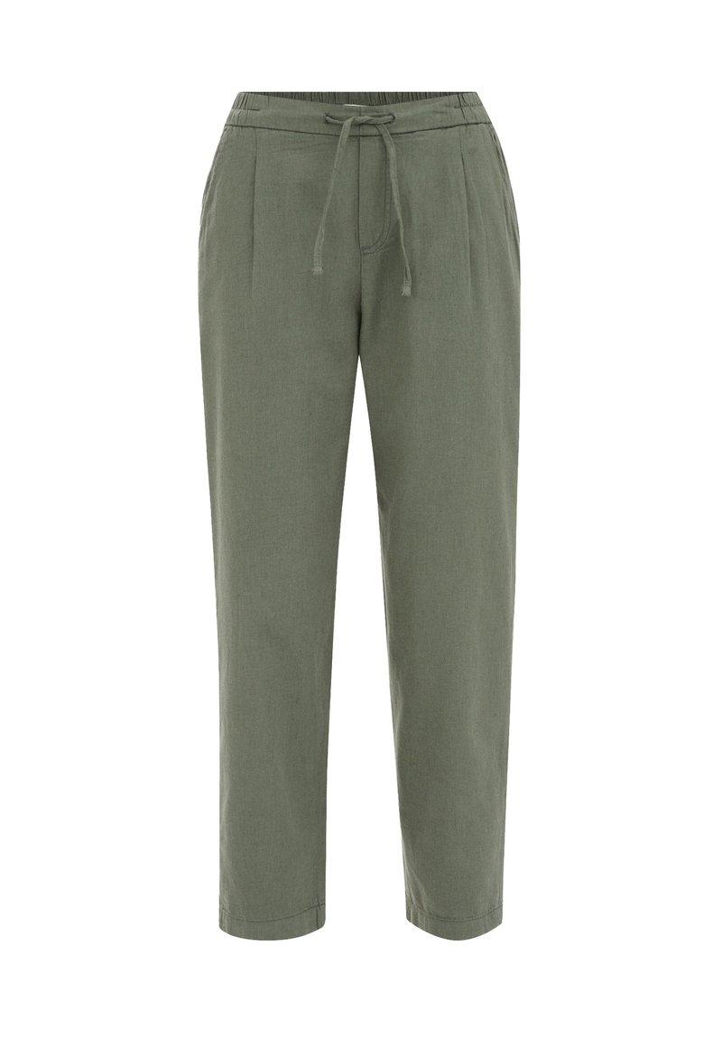 WE Fashion Broek donkergroen