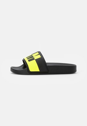 MSGM Mulas - black-neon yellow