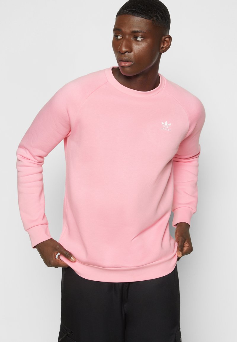 adidas pink crew neck