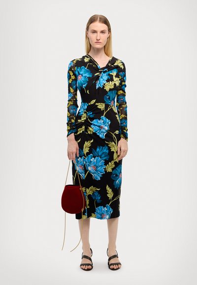 Diane von Furstenberg RICH DRESS - Vestido informal - dark teal
