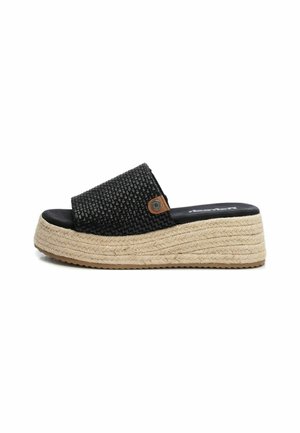 Mules de tacón - black