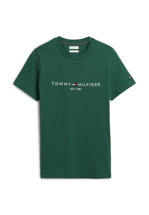 Tommy Hilfiger, TOMMY LOGO T-SHIRT - BRAND LOVE GRAPHIC - T-shirt imprimé - ornamental green